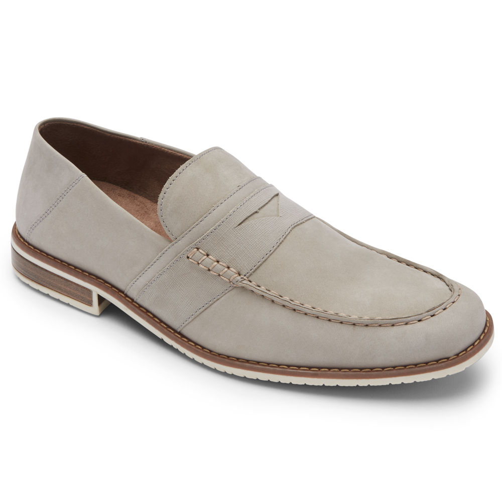 Mocassins Rockport Homem Cinzentas - Style Purpose 3 Penny - 09386ZJKU